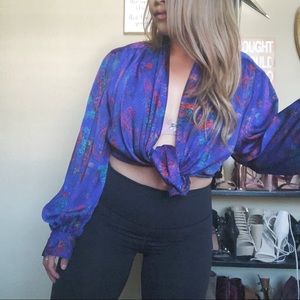 Multi color vintage top
